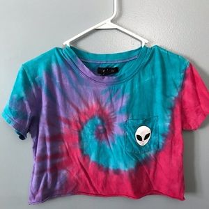 Alien crop tee✨
